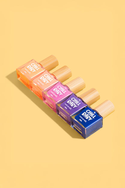 Non Toxic Nail Polish Glorious Sunset Gift Box Bundle