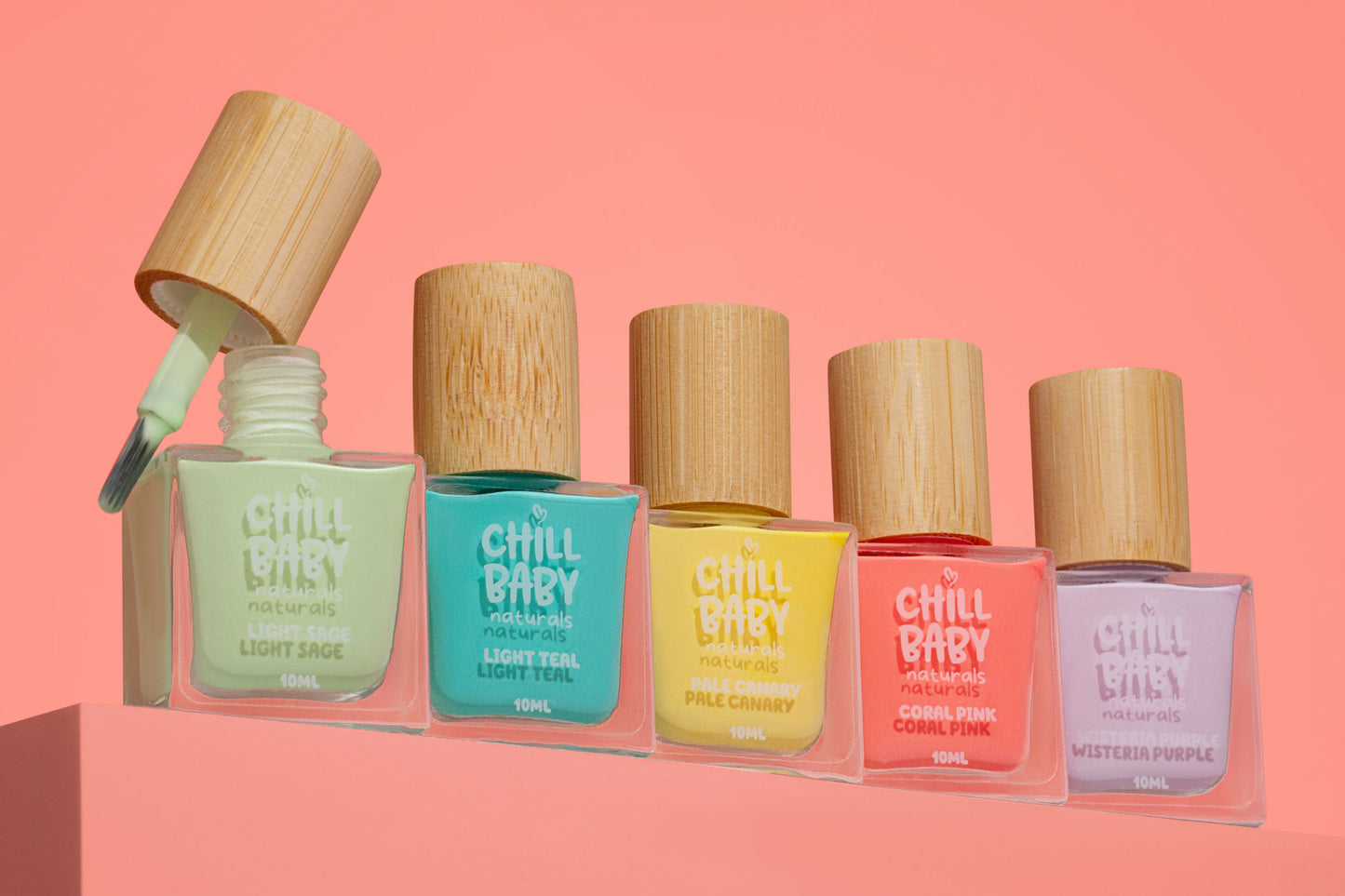 Summer time Rainbow Nail Polish Gift Box